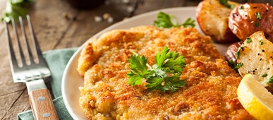 Schnitzel satt