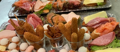 Kalt-warmes Buffet