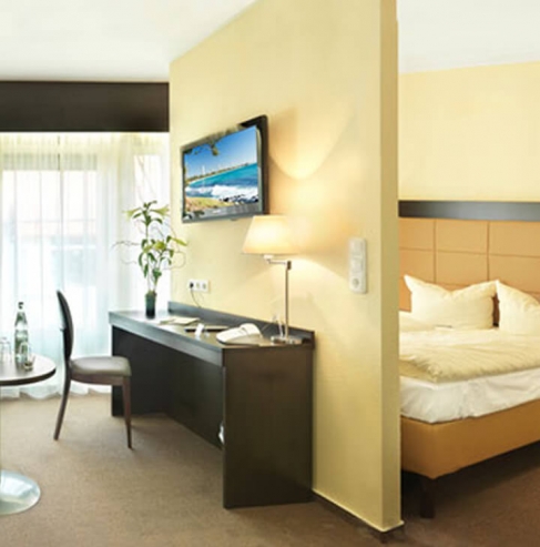 Hotelzimmer im Hotel zur Heideblüte