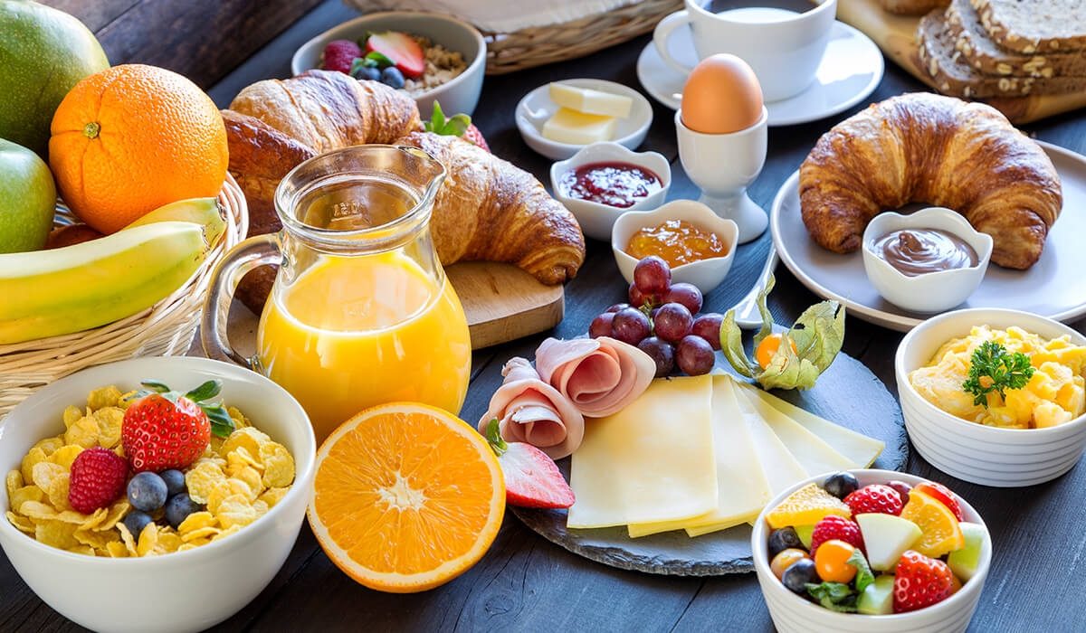 Von früh bis spät verwöhnt